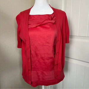 Talbots tank top and cardigan bundle, size Small